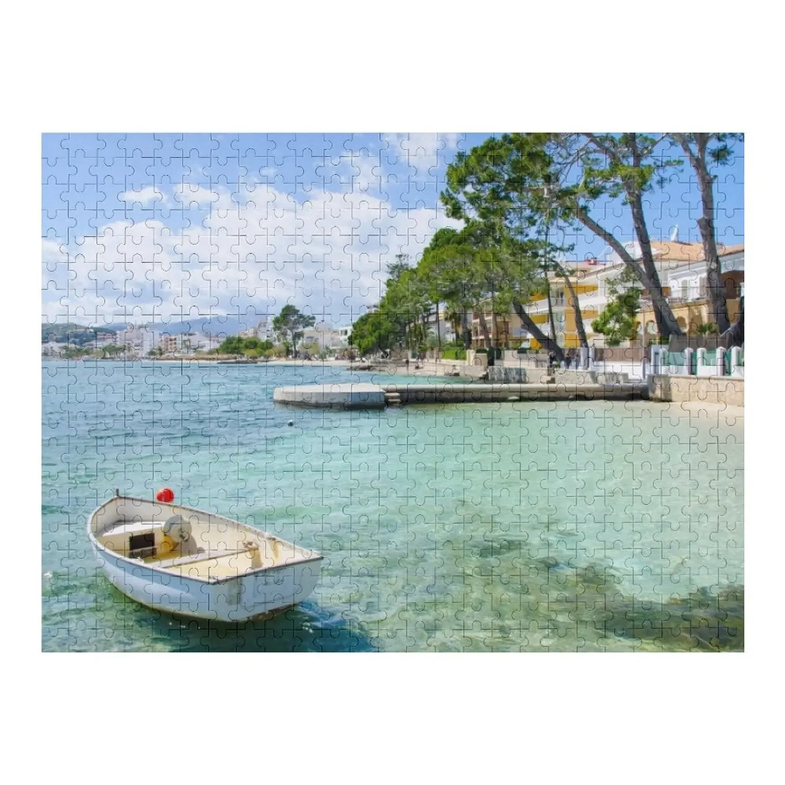 

Puerto Pollensa Pine Walk 3 Jigsaw Puzzle Custom Christmas Gifts Personalized Wooden Name Puzzle
