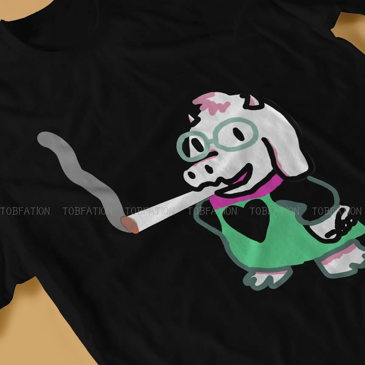 Deltarune Ralsei Blunt Design Tshirt Homme maglietta da uomo Streetwear Blusas Cotton per uomo