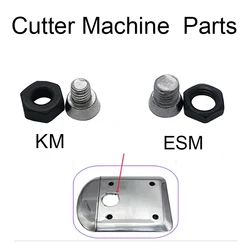 5PCS Garment Factory Cutter Machine Spare Parts ESM 627 629 KM Base Plate Bolt Screw 24C4 4C2-2 Accessories For Industry