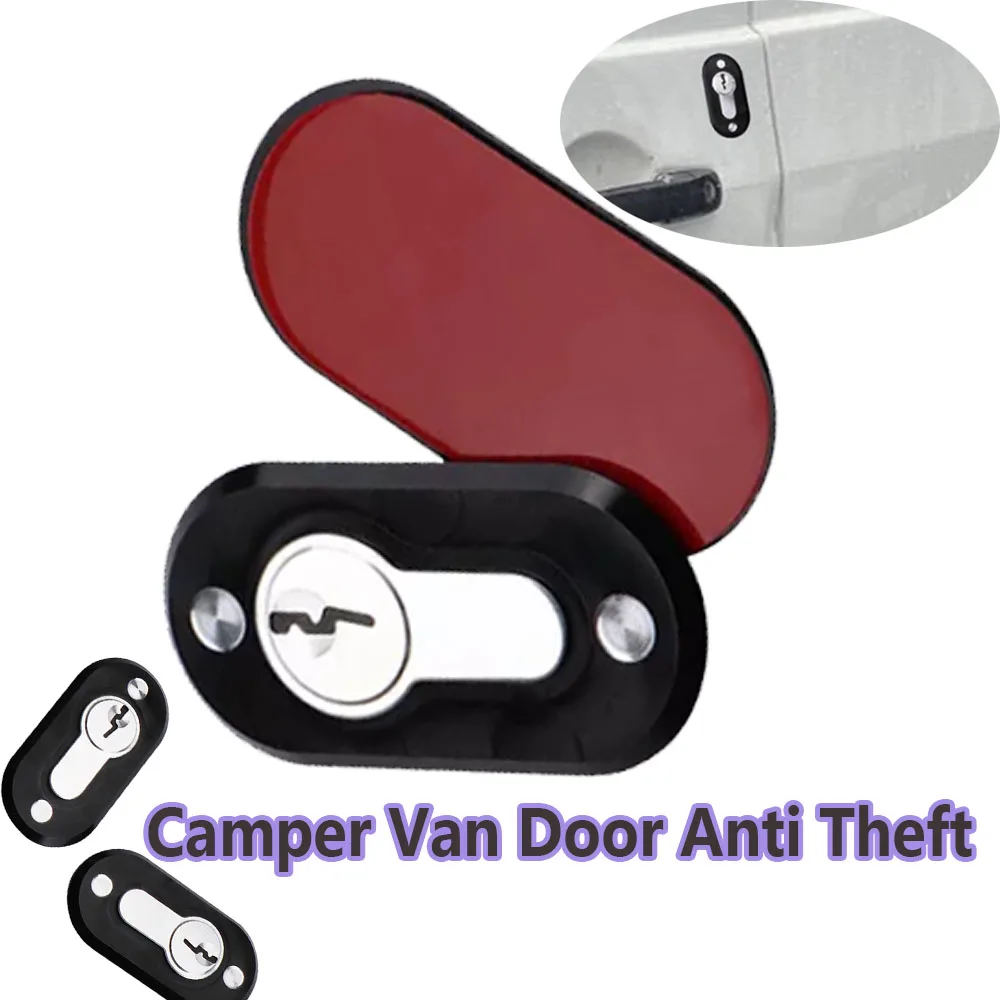 

2x Dummy Camper Van Door Anti-Theft Security Protection Kit Deadlock Locks for Caravan RV Motorhome Accessories