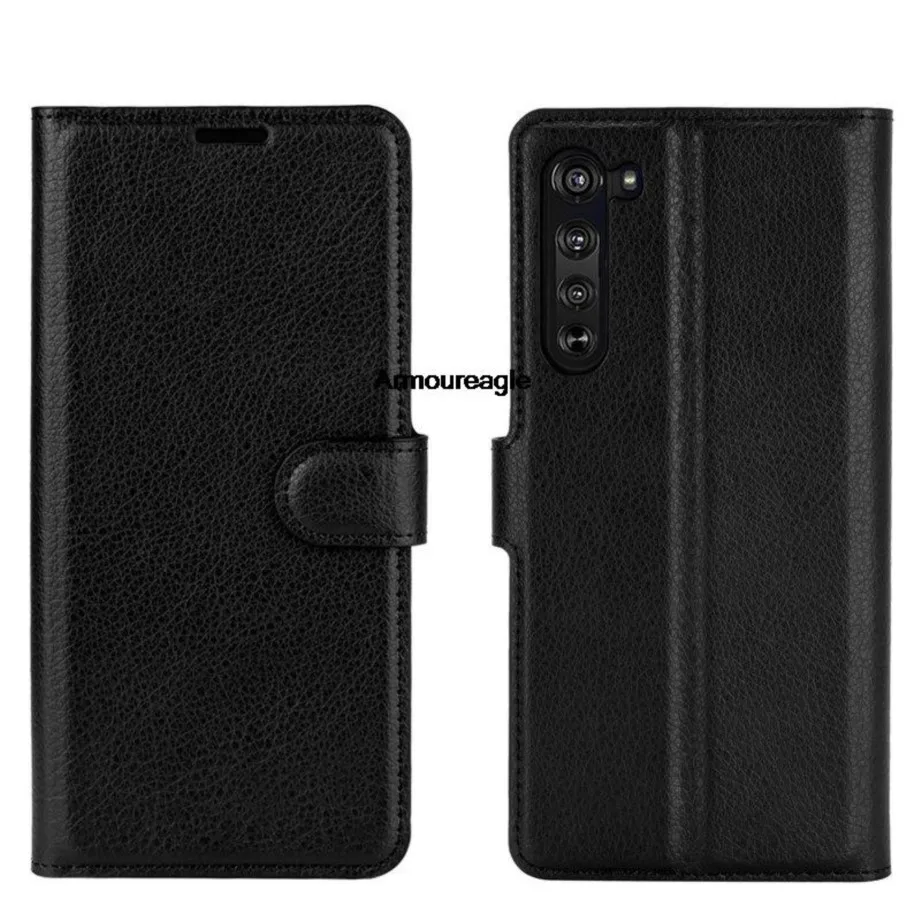 guard protector on for motorola edge plus edge+ 5g moto edge xt2063-3 2 1 wallet phone case flip leather cover etui fundas