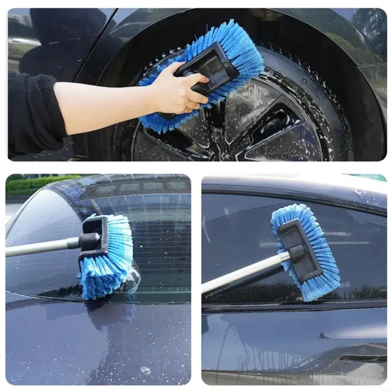 

2Pcs Car Wash Brush Head Car Cleaning Soft Bristle Brush Head for Vehicle Exterior Cleaning and Detail Care Enduring X37F