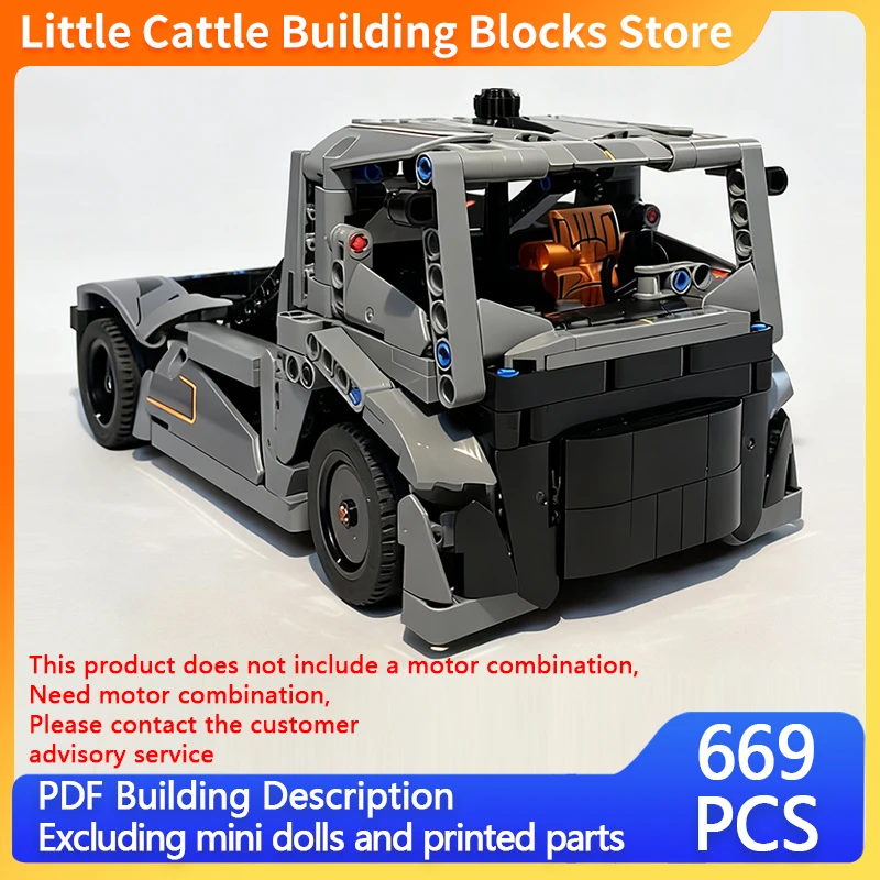 City Car Model MOC Building Bricks Grey High-Performance Truck Modular Technology Children Holiday Gifts Assemble Toys Suit