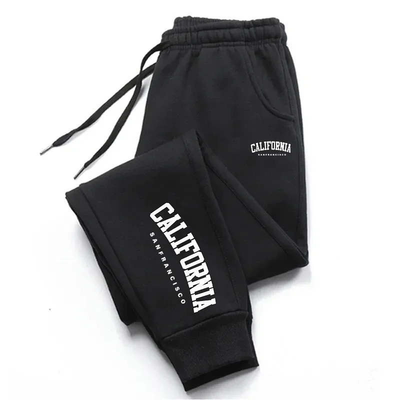 Calça de moletom casual masculina, calças de jogging versáteis, roupa esportiva diária, nova moda, vendas quentes, quatro estações, 2024