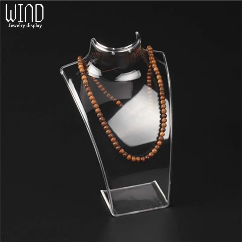 Mannequin Necklace Display Stand Holder, 3 Colors