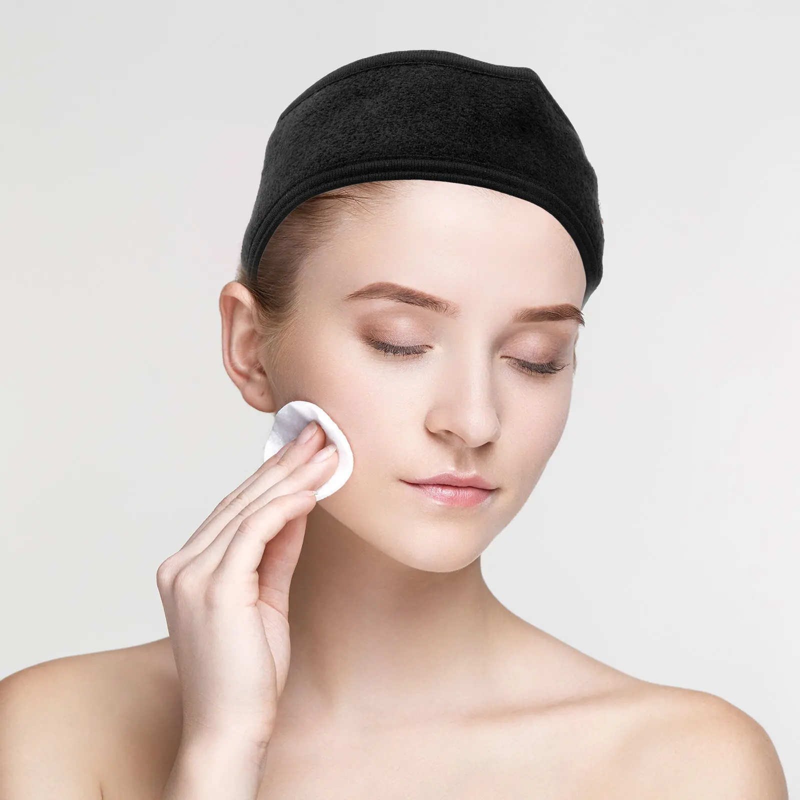 

3Pcs Facial Spa Headband Cloth Makeup Headband Adjustable Tape Stretch Towel Band for Women Shower Face Cleaning Facial