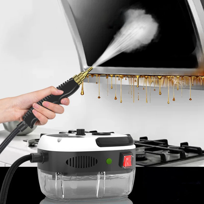 2500W Steam Cleaners High Temperature and Pressure Handheld Steam Clean Air Conditioner Kitchen Hood Car Machine Floor Cleaning