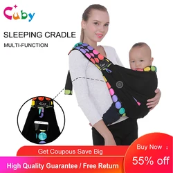 CUBY Baby sling Carrier newborn Natural Cotton Baby Sling Baby Holder Extra Comfortable for Easy Wearing Carrying of Newborn