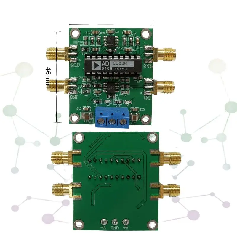 Lock-in amplifier AD630 module minimum system phase sensitive detection weak signal conditioning balance modulation