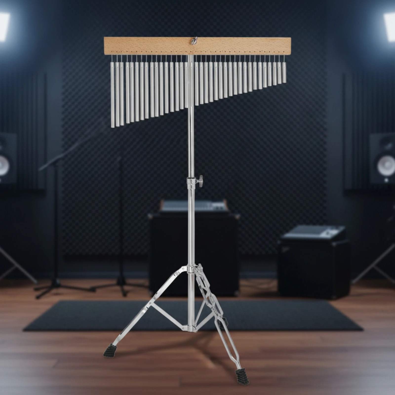 Bar Chimes Melodious Performance Chime with Adjustable Base Musicians, Stage