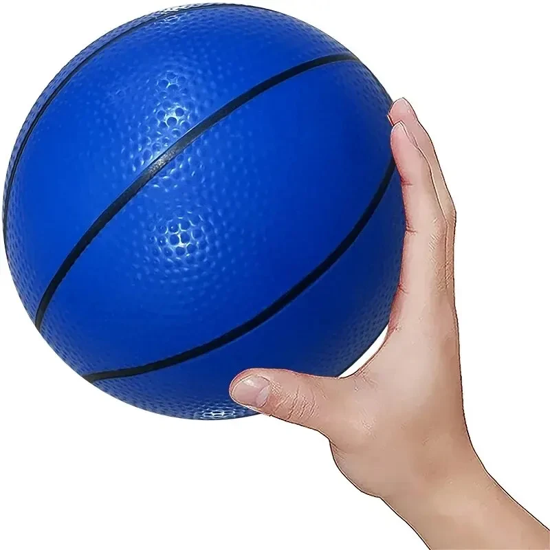 Kid Toy Squeeze Soft Foam Rubber Ball Orange Hand Wrist Exercise Stress Relief Colorful Squeezing Ball Basketball Training Ball