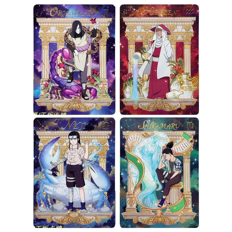 

Japanese Anime PU MR NARUTO Uzumaki Naruto Orochimaru Jiraiya Collectible Cards Christmas Birthday Gifts Children's Toys