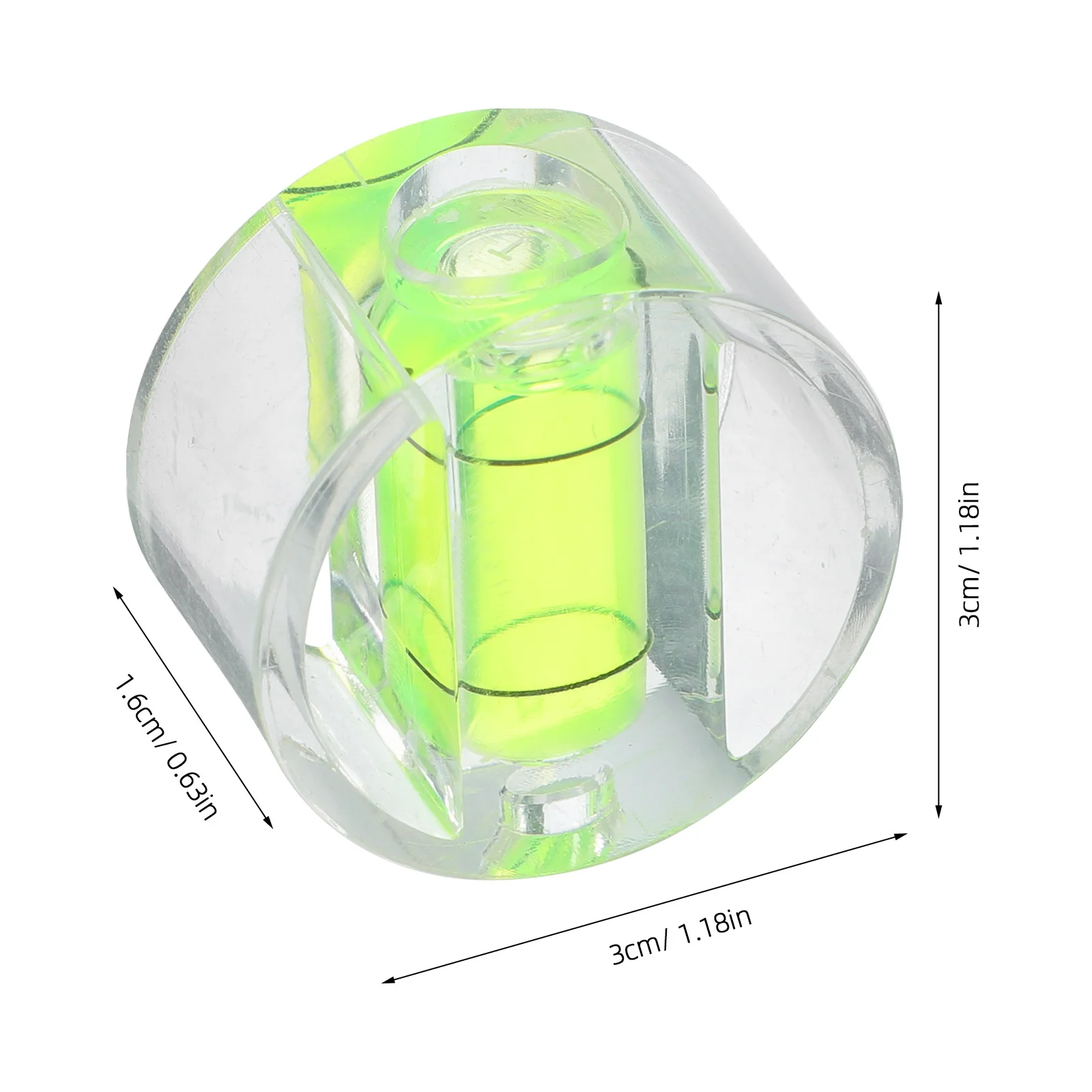 Small Spirit Level Acrylic Bubble Level Portable Precision Measuring Tool For Construction Home Renovation Carpentry Diy