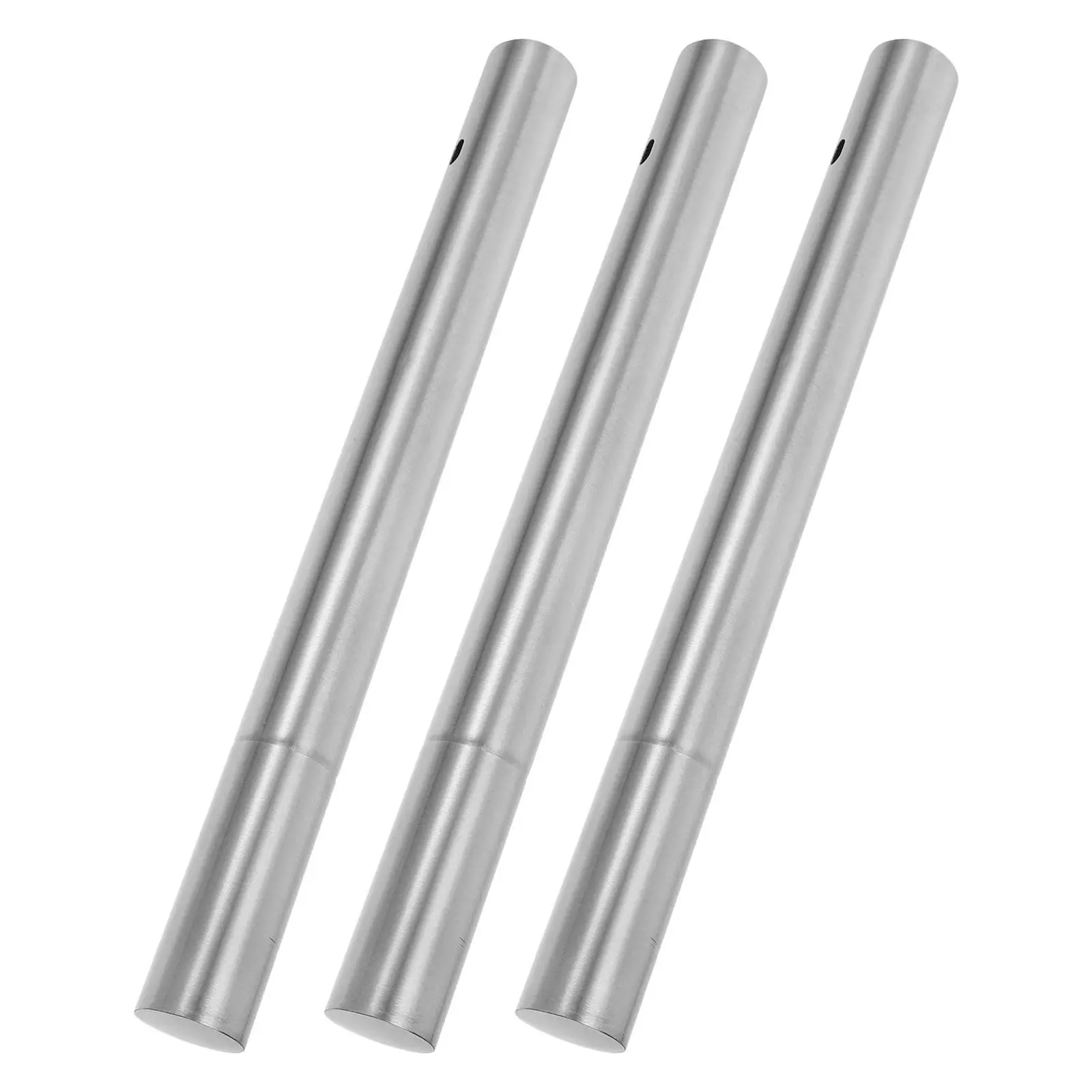 

3Pcs Stainless Steel Tube Document Holder Waterproof Birth Certificate Tube Diploma Storage Cylinder Decorative Marriage