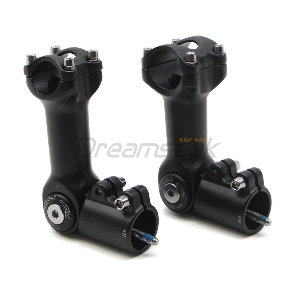 Bike Adjustable Stem MTB Mountain Road Bicycle Handlebar Front Fork Riser 90-180 Degree 25.4 / 31.8mm Aluminum Alloy Accessories