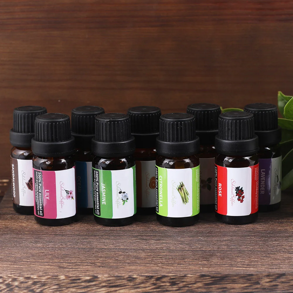 

10 мл эфирные масла лаванды, натуральные для диффузора, увлажнителя, ароматерапии, жасмина, ванили, ароматическое масло для ухода за кожей, мыло «сделай сам»