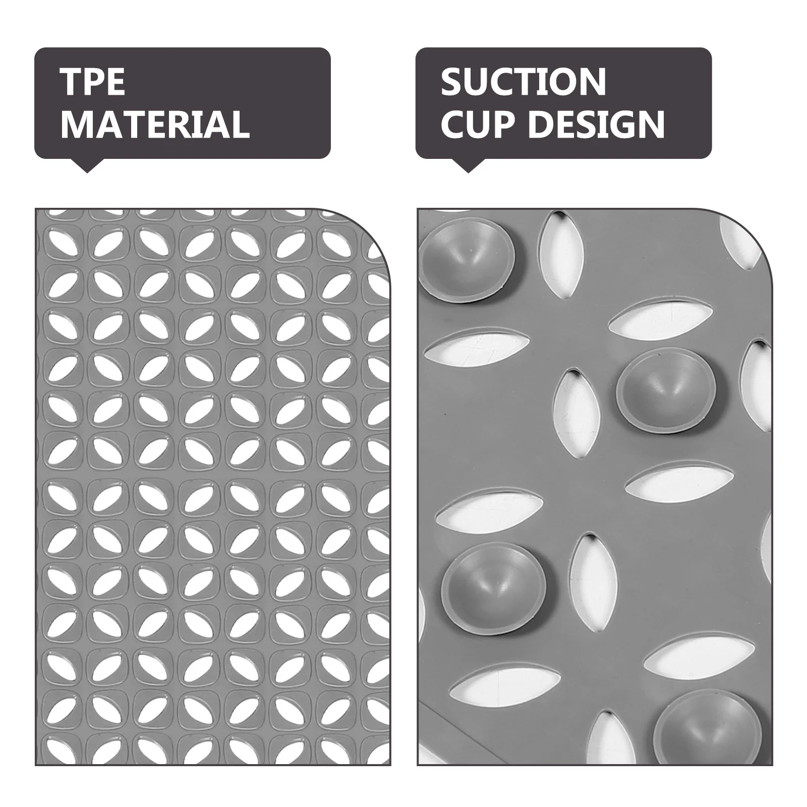 

Противоскользящий коврик для ванной на присосках, для душа и ванны, водонепроницаемый, современный дизайн, для дома