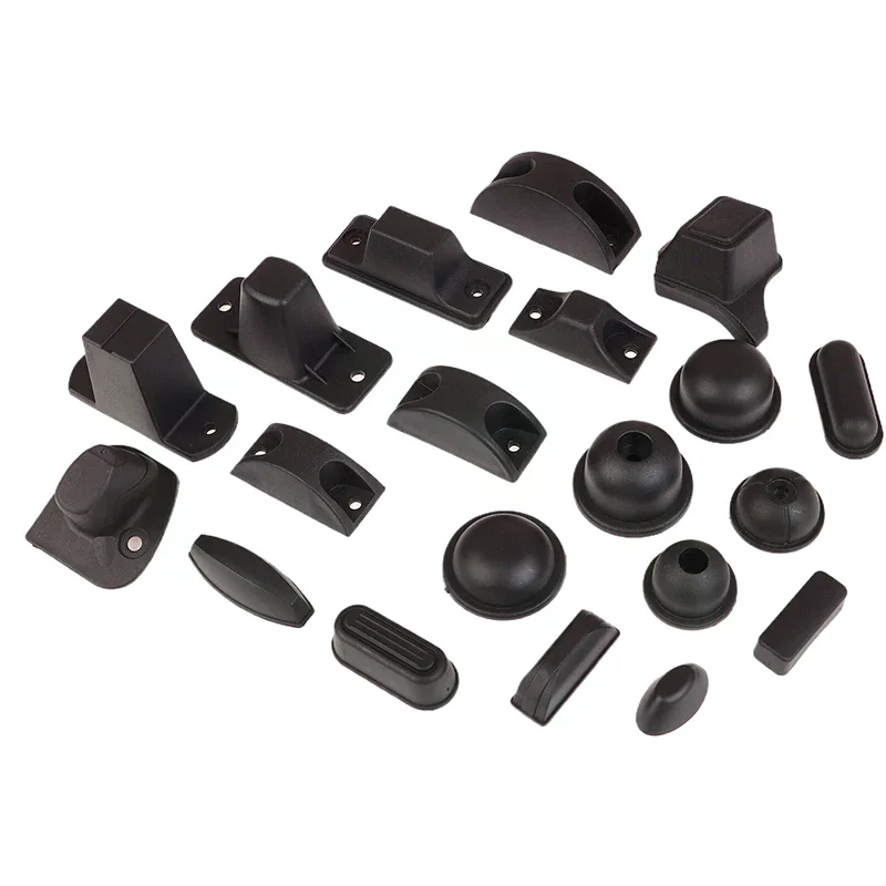 1Pcs Plastic Stud Luggage Feet Pads Baggage Stud Foot Feet Pads Black Replacement For All Suitcase Bags Luggage Stand Feet