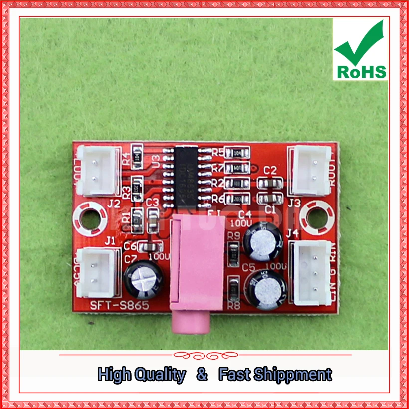 LM4863 Fever 5V Mini Power Amplifier Board 2x3W Dual Channel Hifi Module Charger Power Supply 2*3W (C5B5