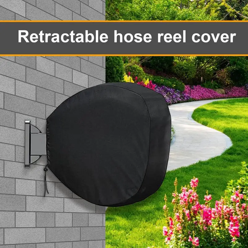 Insulated Hose Reel Cover Coarse Thread Lightweight Tank Pipe Cover Waterproof Garden Hose Reel Protecting Winter Bags Accessory