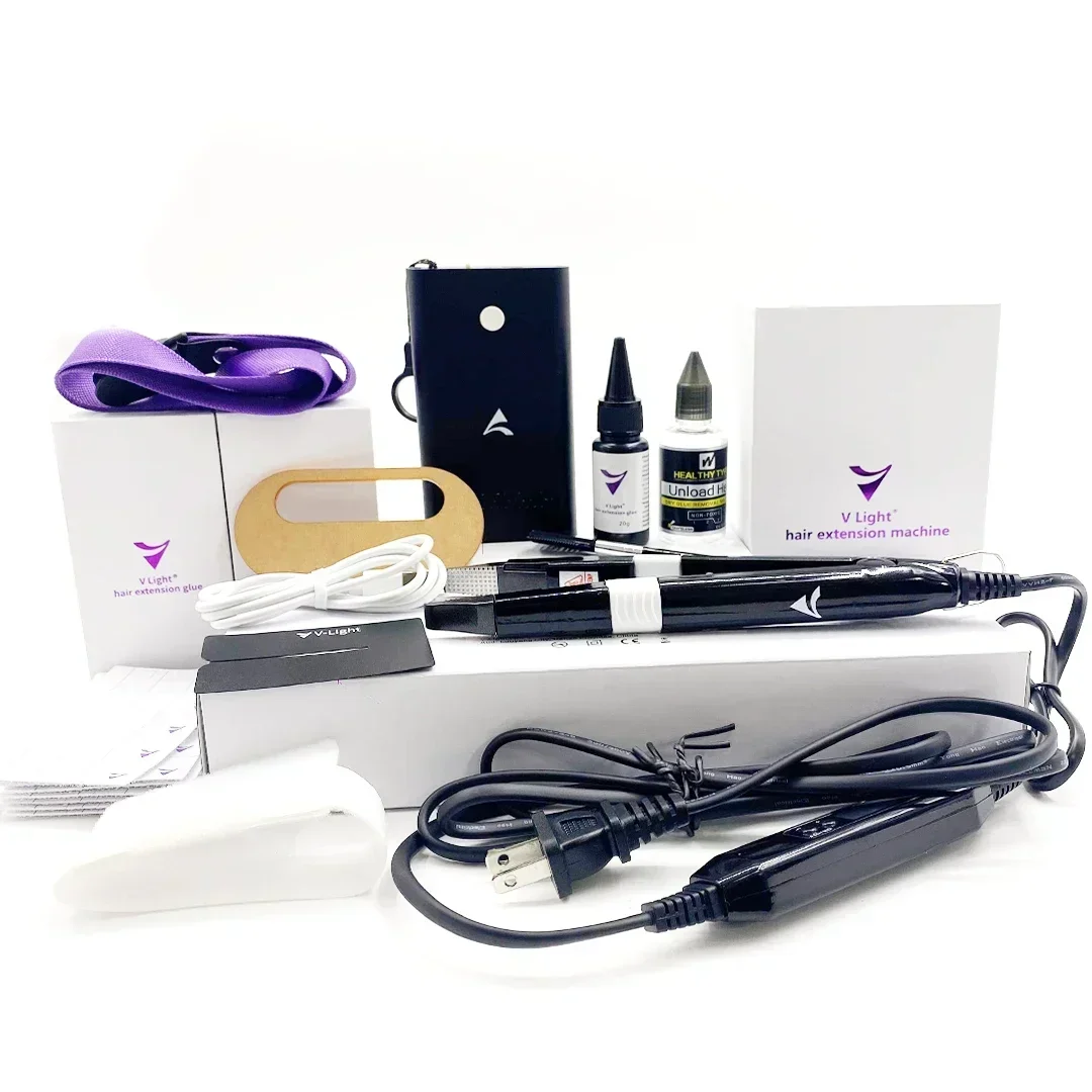 2024 Hot Factory Supply  V Light Human Hair Extension Machine  V light Technology V Light Hair Extension Tool Popular globally