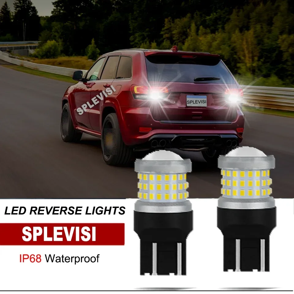 

2x 7440 7443 LED Backup Reverse Lights IP68 Level Aviation Aluminum Replace Kit For Jeep Cherokee 2014-2020 Compass 2011-2021