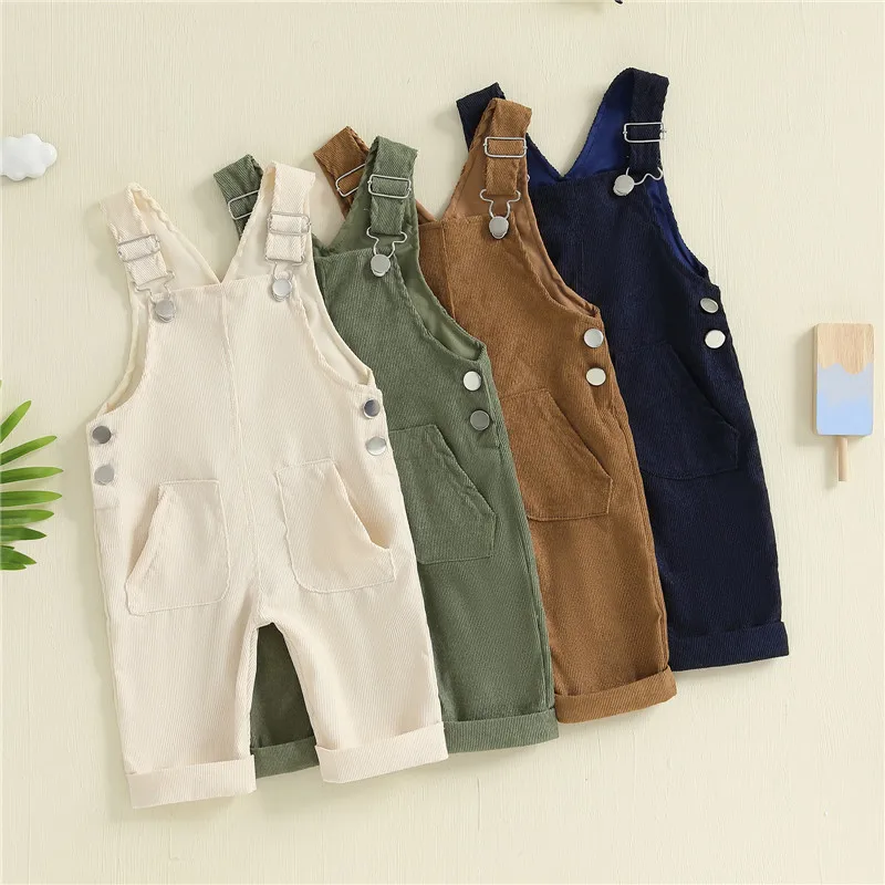 Unisex Baby Suspender Overalls 1