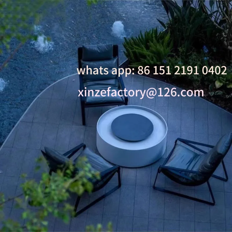 Customizable outdoor sofa courtyard aluminum alloy villa open-air balcony waterproof and sunscreen bed and breakfast