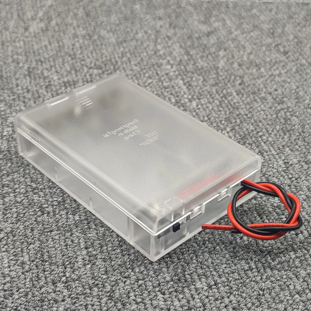 18650/21700 Battery Holder Battery Box 3 Slot Batteries Series Connection With Switch 3*18650/21700 Welding-Free DIY