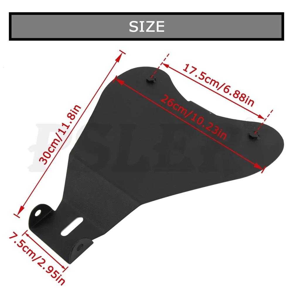 Assento Solo da motocicleta Primavera Base Plate, Suporte Suporte Suporte para Harley Sportster XL883 1200 Road Glide Chopper Bobber Assentos