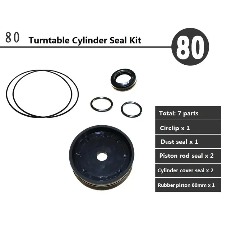 Tire Changer Machine Turntable Work Table Cylinder Piston Seal Gasket Kit