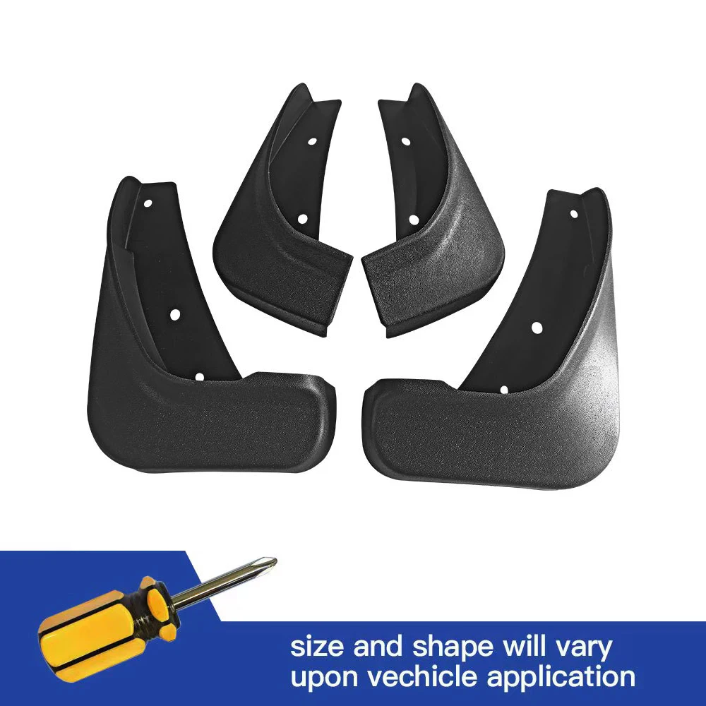 

4Pcs Front & Rear Mud Flaps Splash Guards Mudguards Black For Ford Mondeo MK4 2007 2008 2009 2010 2011 2012