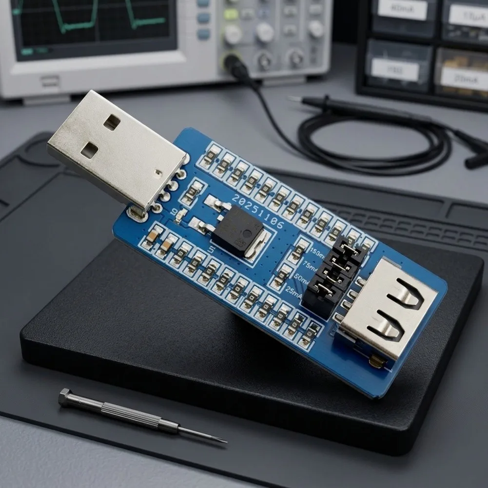 USB Electronic Load Module For Power Bank Anti Shutdown Device Simulates Load To Prevent Auto Sleep During Testing