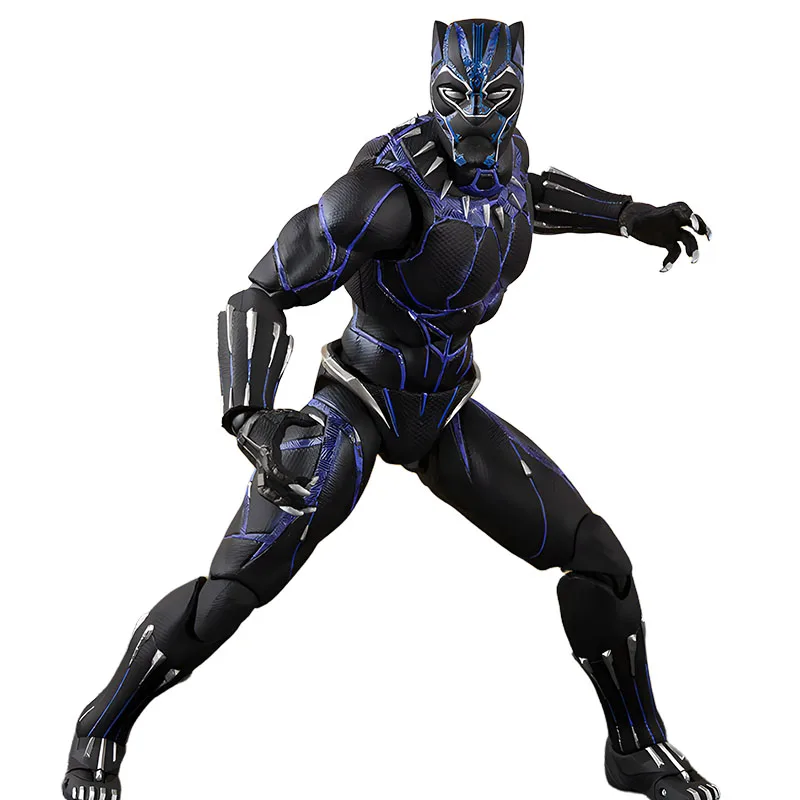 Bandai Originele S.H.Figuarts Avengers: Infinity War Black Panther Anime Actiefiguren Speelgoed voor Jongens Kerstcadeau Collectible