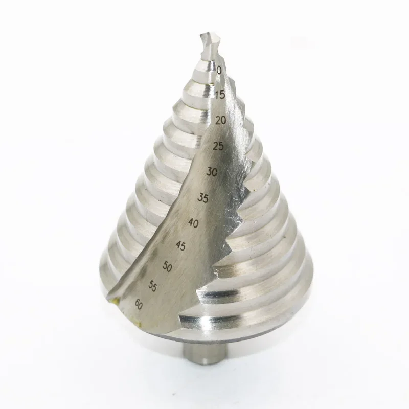 6-60Mm Trigonal Tay Cầm Bước Đầu Mũi Khoan Điện Dụng Cụ Kim Loại Thép Tốc Độ Cao Gỗ Lỗ Cắt nón Cuốn Mũi Khoan Dụng Cụ