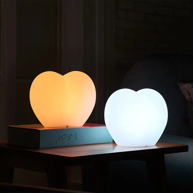 Love Nightlight Bedroom Bedhead Desk Lamp Waterproof Internet Celebrity Charging Color Light Atmosphere Light l