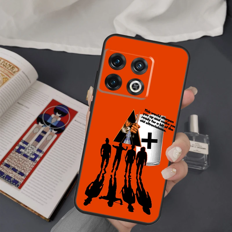 الفيلم الساخن C تصورها البرتقال سيليكون الهاتف حالة ل Oneplus الآس 10R 9 R 8T ل Nord 2 T غطاء واحد زائد 10 9 برو لينة حالة #4