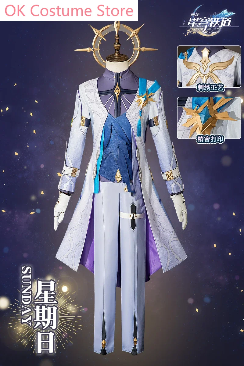 Honkai: Star Rail Sunday Men Cosplay Costume Cos Game Anime Party Uniform Hallowen Play Role Clothes Clothing