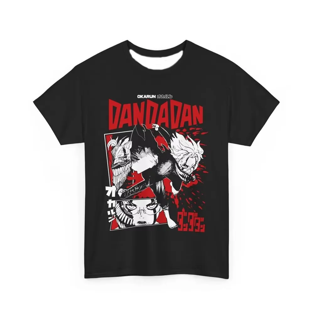 Fashion Women's Wear Dandadan Okarun T-Shirts Okarun Momo Ayase Design Print Anime Shirt High Quality  Girls Clothes Tshirt Tops