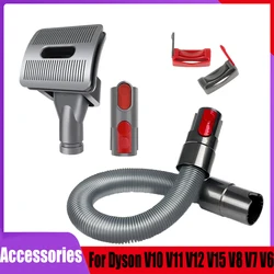 For Dyson V6 V7 V8 V10 V11 V12 V15 Vacuum Cleaner pet brush hose adapter Switch buckle Tool Brush pet brush hair removers parts