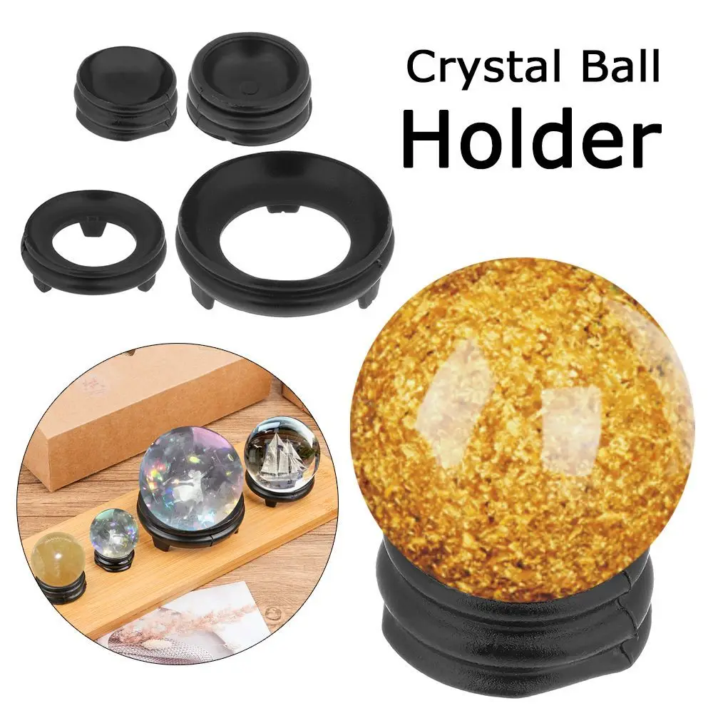 1Pcs Wooden Crystal Sphere Base Crystal Ball Display Stand Photography Props Home Decoration Crafts