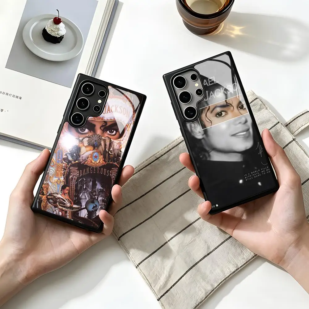 Thriller Dangerous M-Michael J-Jackson Phone Case For SAMSUNG S26 25 24 S22 S20 ULTRA S21 S30 23 Note5 S8 Plus S9 S10E Lite PC+T