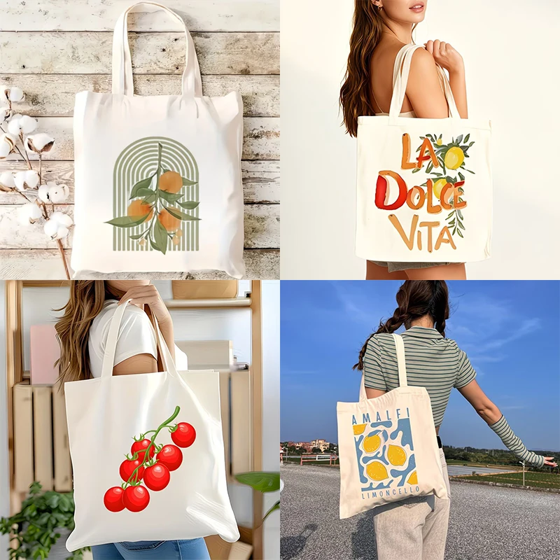 2026 New Canvas Tote Bag Watercolor Let It Bee Art Soft Carry Bag Perfect for Daily Commute Everyday Use Best Gift for Girlfiend