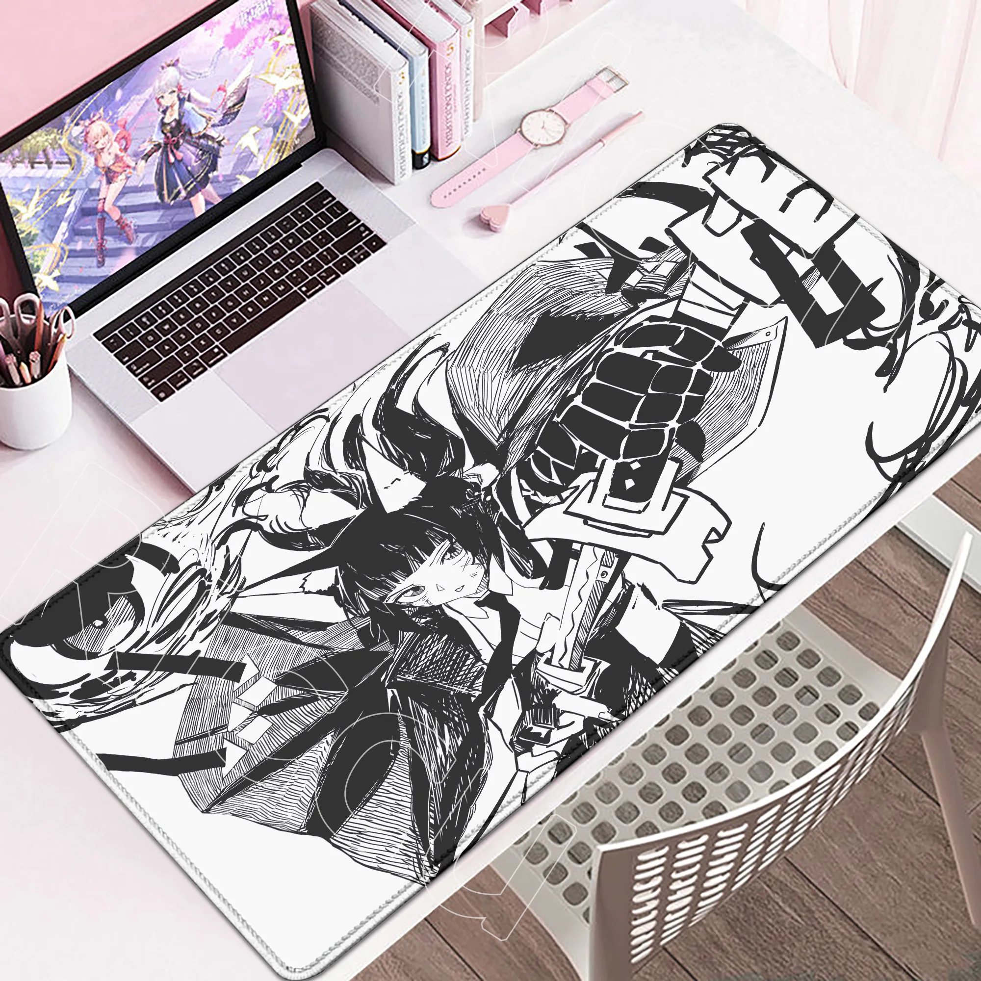 

New Cute Mouse Pad Hoshimi Miyabi Desk Mat PC Computer Game Anime Zenless Zone Zero Keyboard Pad Gaming Accessories ZZZ Mousepad