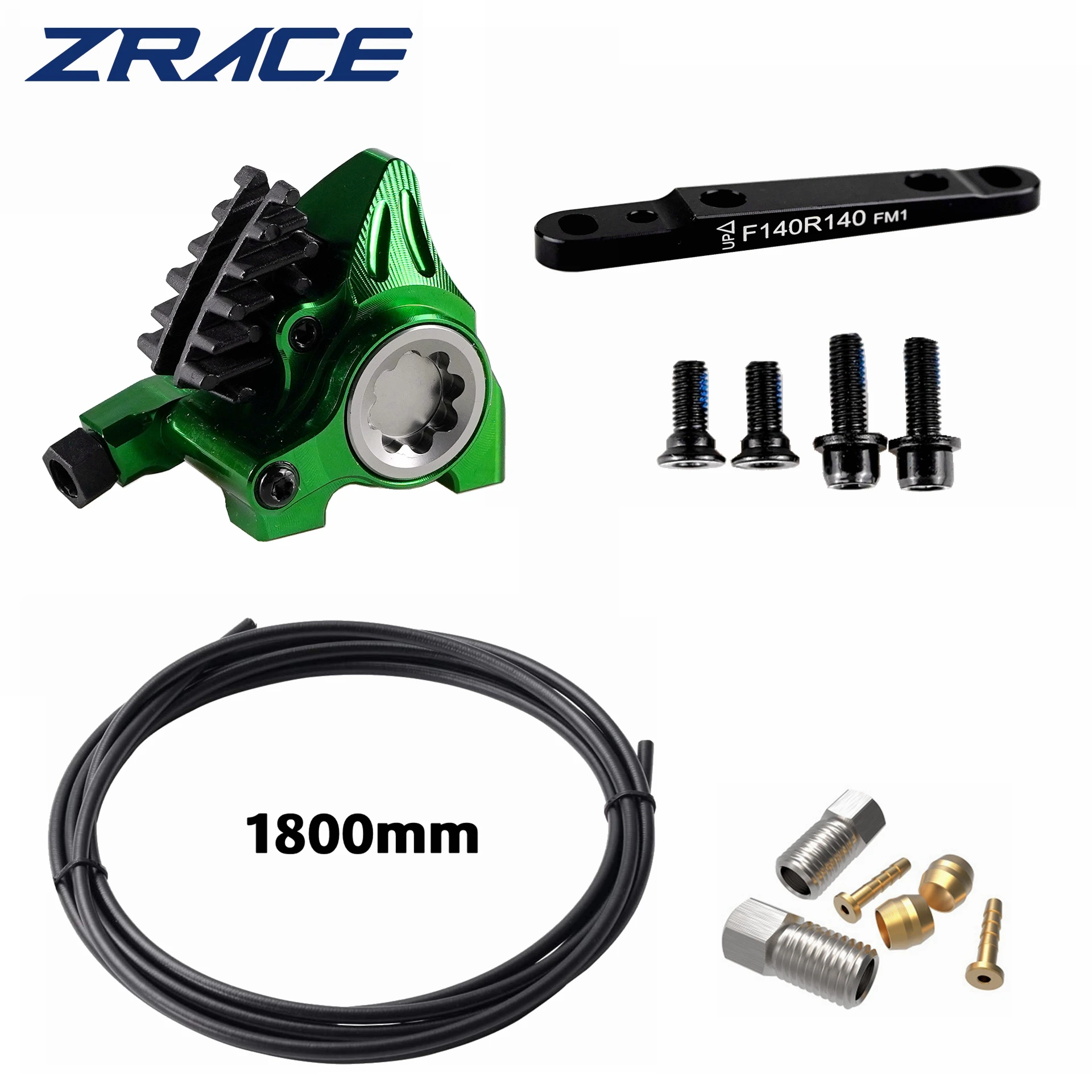 ZRACE XG Flat-Mount-Bremssattel, hydraulischer Rennrad-Bremssattel, ICE-TECH-Bremsbeläge, BMX-Rennsattel, vollständig CNC-gefräst, leichtgewichtig