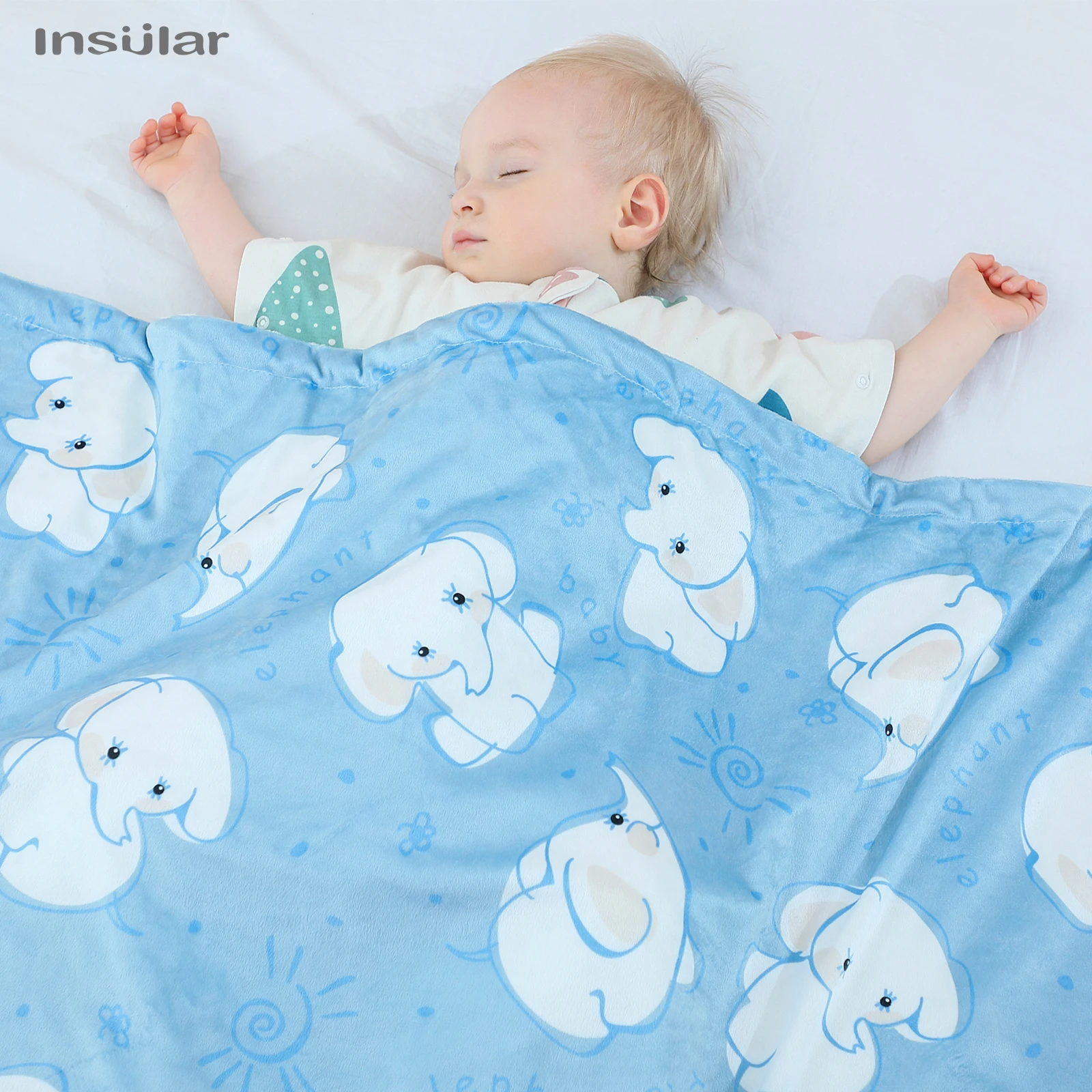 

Муслиновые детские одеяла, теплый фланелевый Термочехол с тиснением, мягкий чехол для сна на коляску, мультяшное постельное белье для младенцев, пеленка, детское банное полотенце