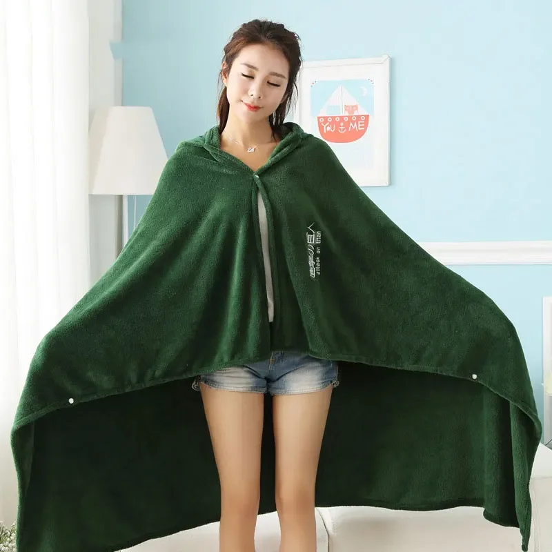 2021Titan Blanket Cloak Shingeki Kyojin Survey Corps Cloak Cape Flannel Cosplay Hoodie Droping shipping Gift