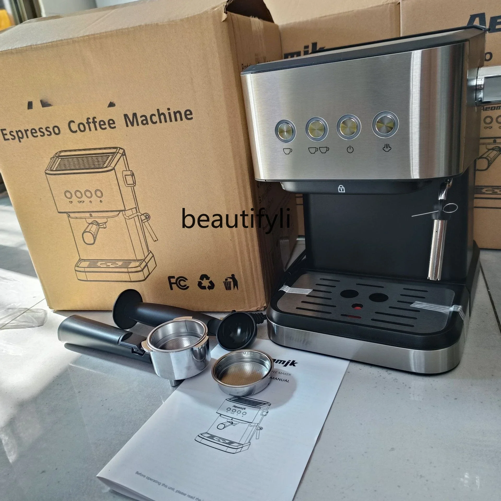 

Italian semi-automatic coffee machine, concentrated high pressure extraction, milk foam coffee machine smt61