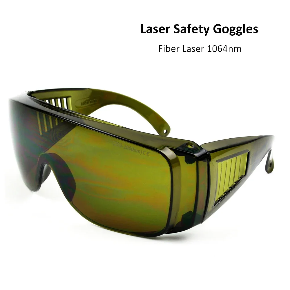 HAOJIAYI 1064nm Protective Goggles Style E Laser Safety Goggles 850-1300nm OD4+ CE For Fiber Laser