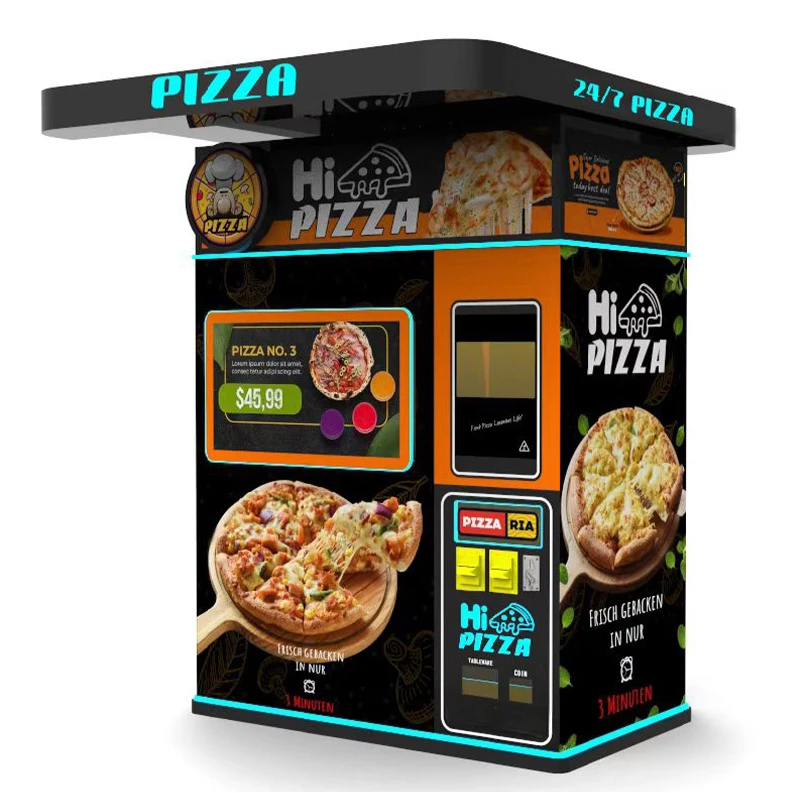 YG Automatic Pizza All in One Machine Pizza Silf Servesing Vend Machine Ingredients Outdoor Pizza Machine